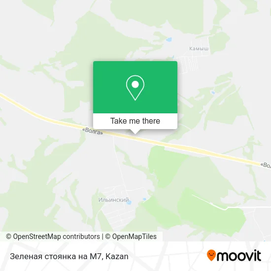 Зеленая стоянка на М7 map