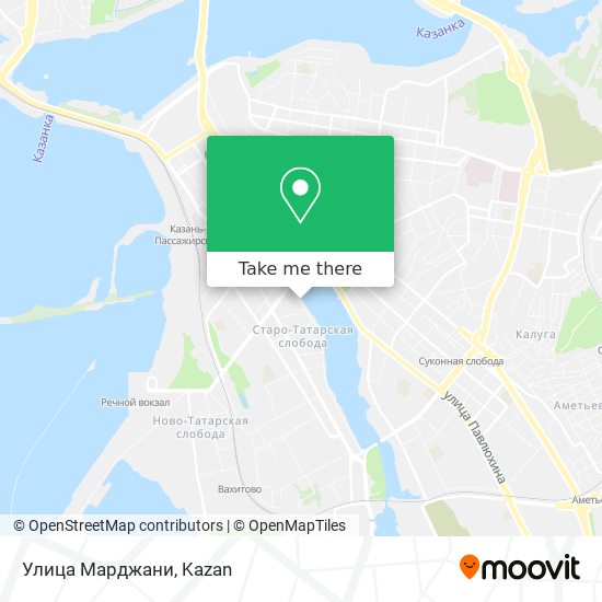 Улица Марджани map