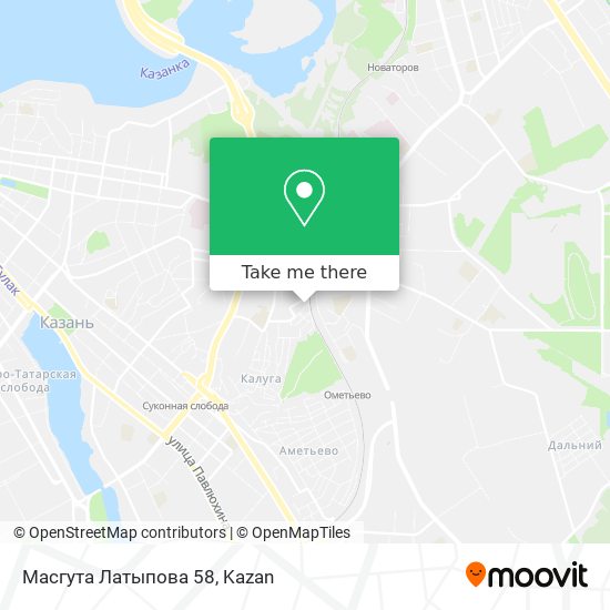 Масгута Латыпова 58 map