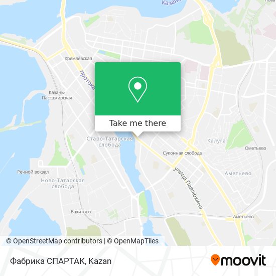 Фабрика СПАРТАК map