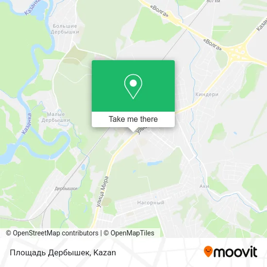 Площадь Дербышек map