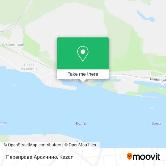 Переправа Аракчино map