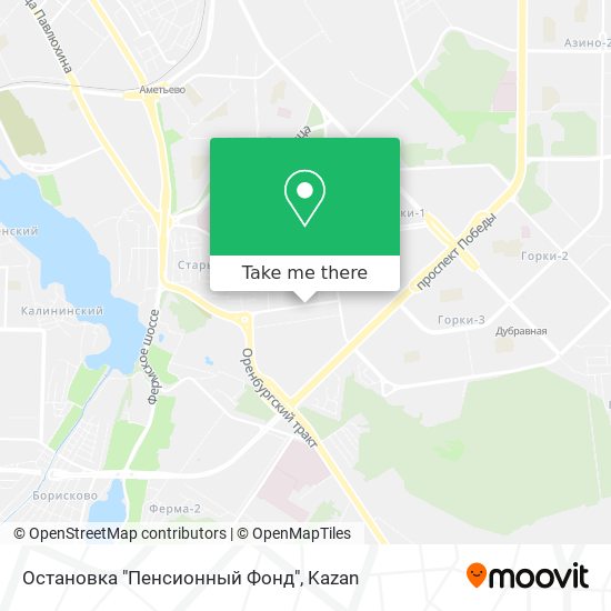 Остановка "Пенсионный Фонд" map