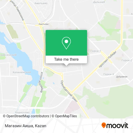 Магазин Аиша map