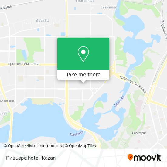 Ривьера hotel map