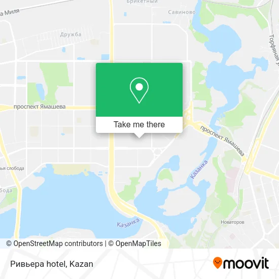 Ривьера hotel map