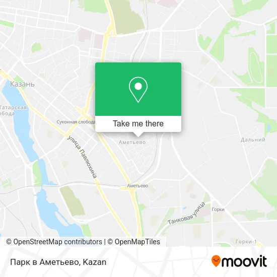 Парк в Аметьево map