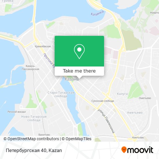 Петербургская 40 map