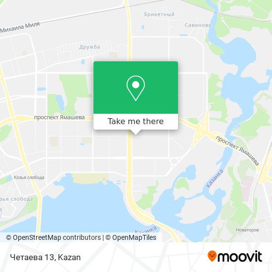 Четаева 13 map