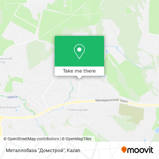 Металлобаза "Домстрой" map