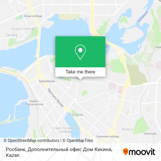 Росбанк, Дополнительный офис Дом Кекина map