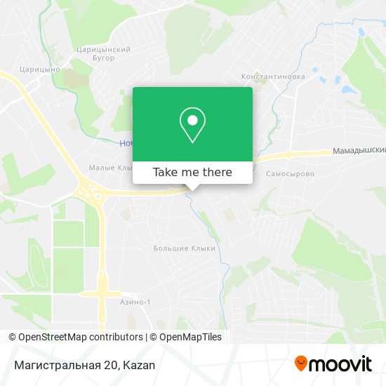 Магистральная 20 map