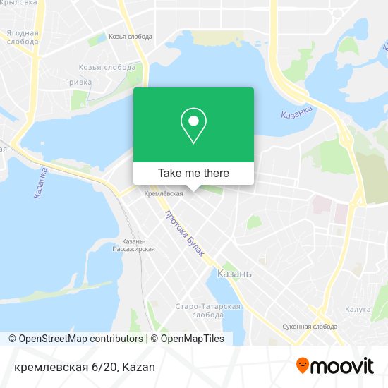 кремлевская 6/20 map