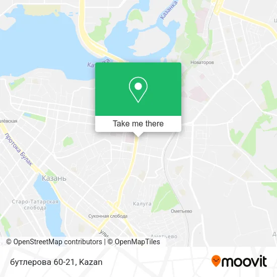 бутлерова 60-21 map