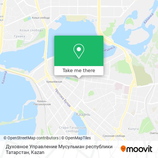 Духовное Управление Мусульман республики Татарстан map
