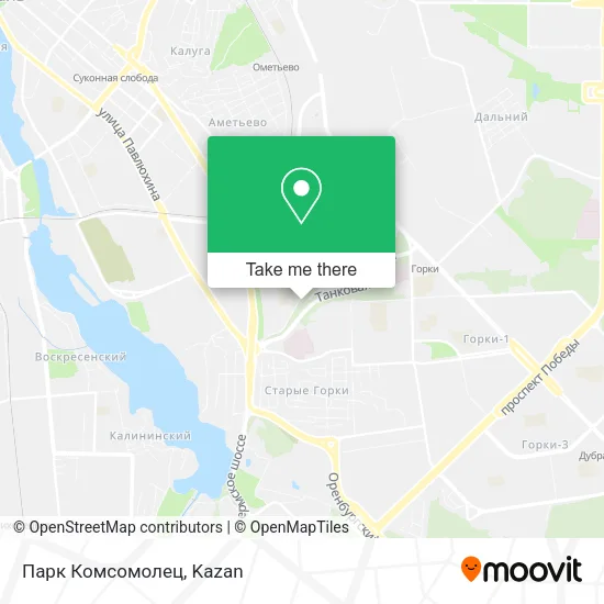 Парк Комсомолец map