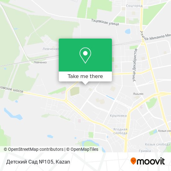 Детский Сад №105 map