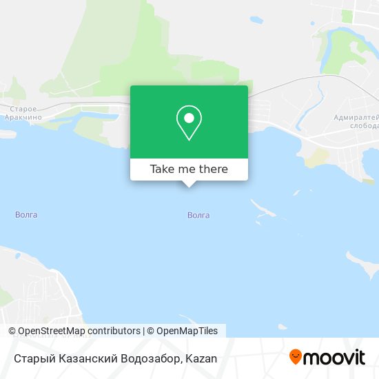 Старый Казанский Водозабор map