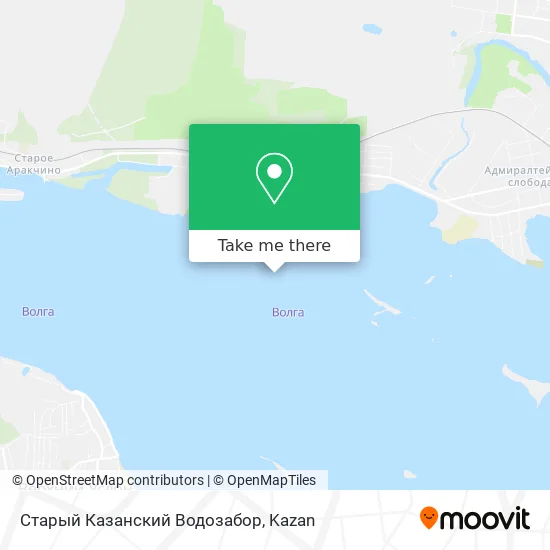 Старый Казанский Водозабор map