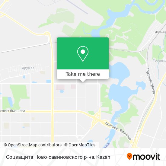 Соцзащита Ново-савиновского р-на map
