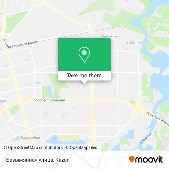 Безымянная улица map