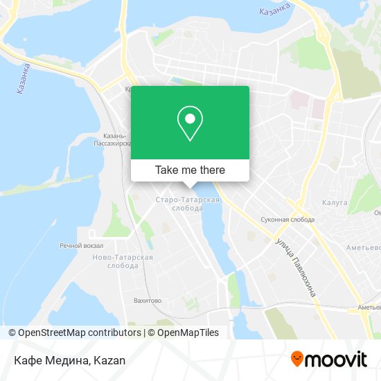 Кафе Медина map