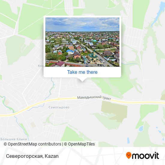 Северогорская map