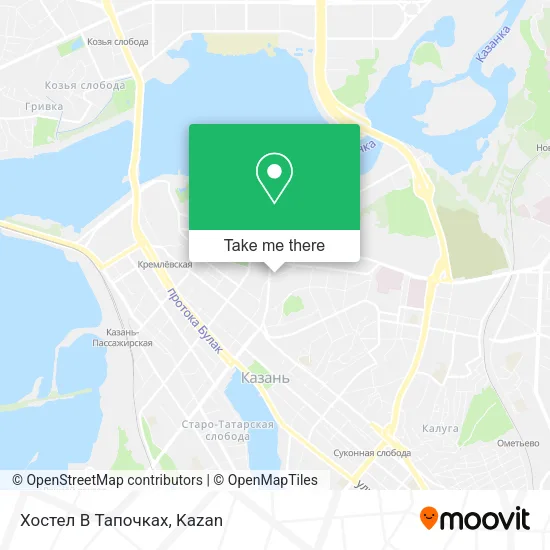 Хостел В Тапочках map
