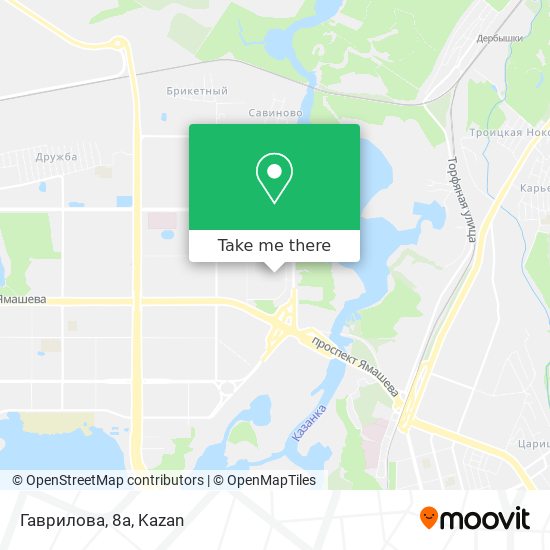 Гаврилова, 8а map