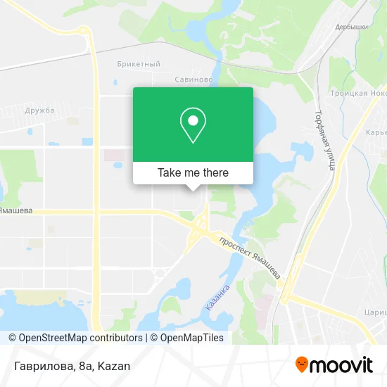Гаврилова, 8а map