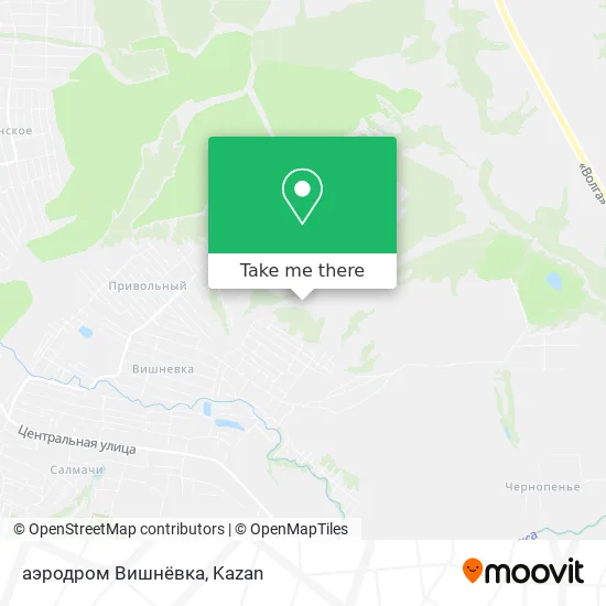 аэродром Вишнёвка map