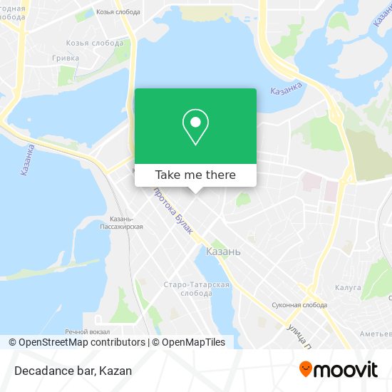 Decadance bar map
