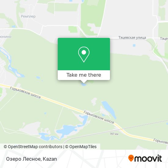 Озеро Лесное map