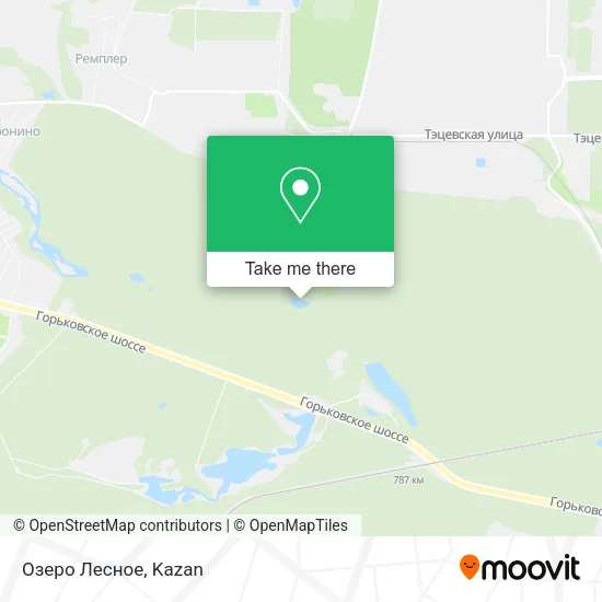 Озеро Лесное map