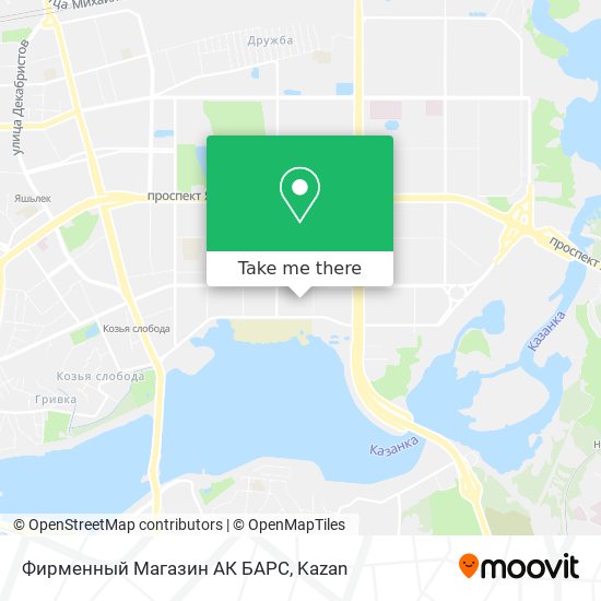 Фирменный Магазин АК БАРС map