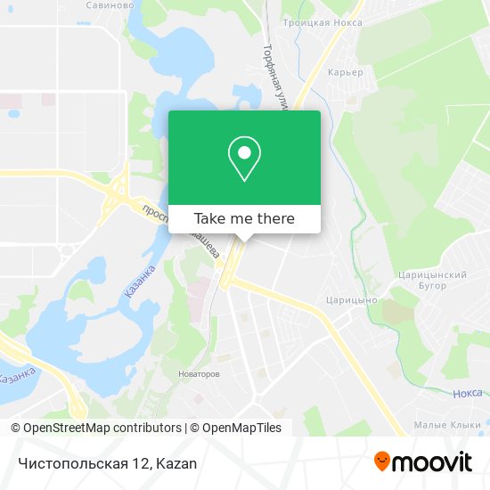 Чистопольская 12 map