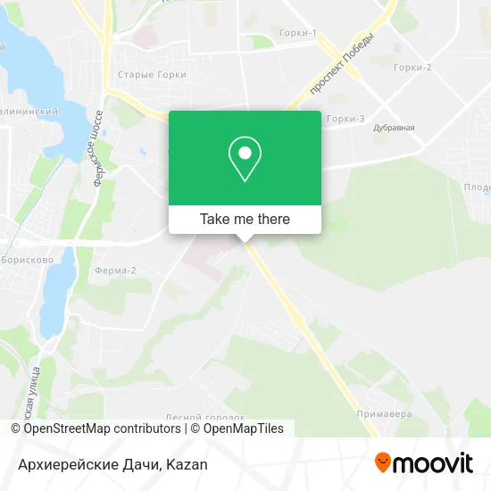 Архиерейские Дачи map