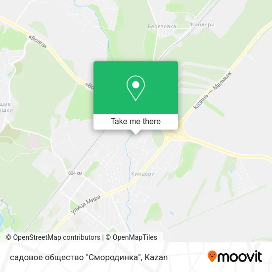 садовое общество "Смородинка" map