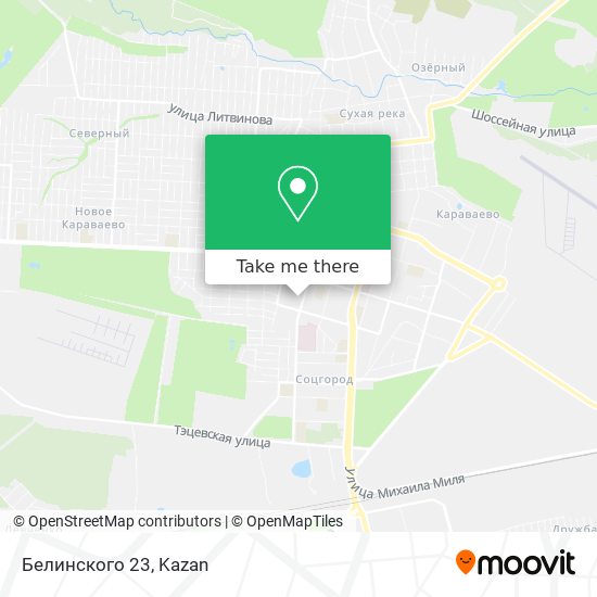 Белинского 23 map
