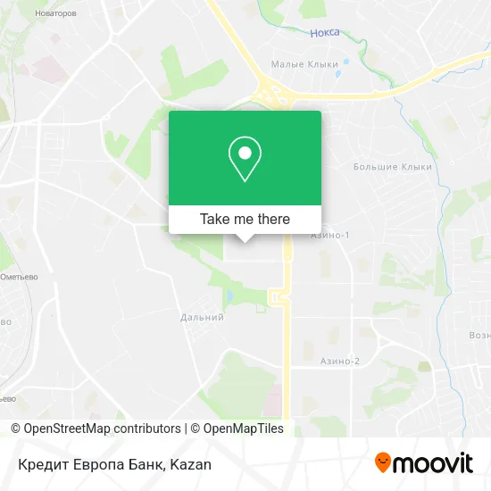 Кредит Европа Банк map