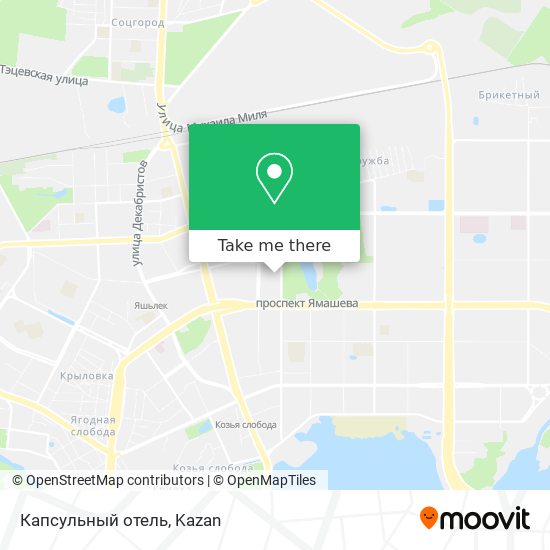 Капсульный отель map