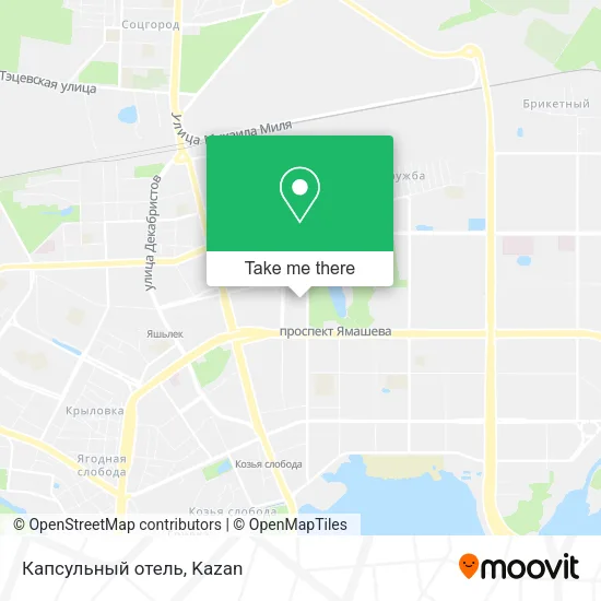 Капсульный отель map
