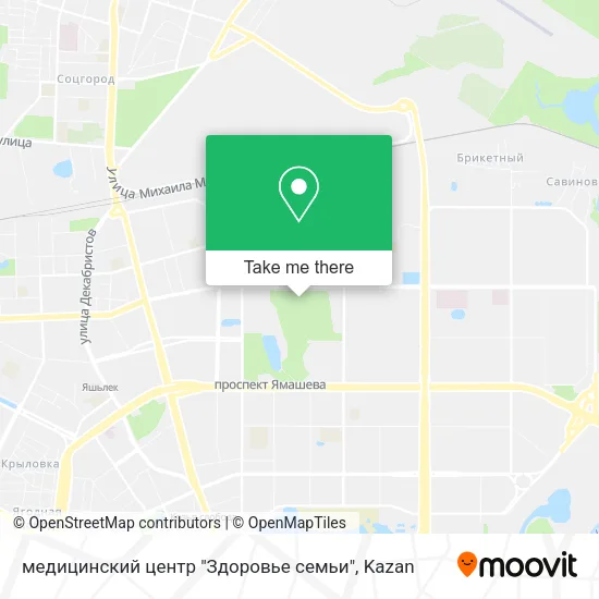 медицинский центр "Здоровье семьи" map
