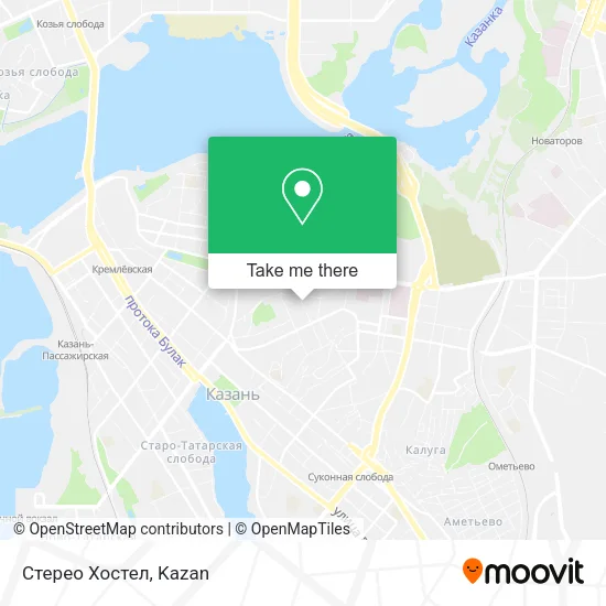 Стерео Хостел map