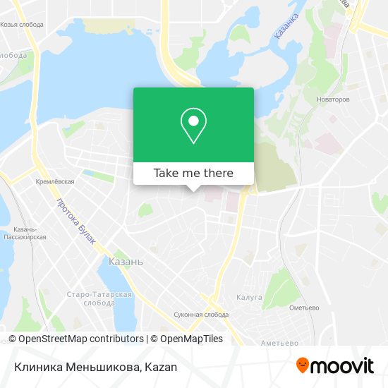 Клиника Меньшикова map