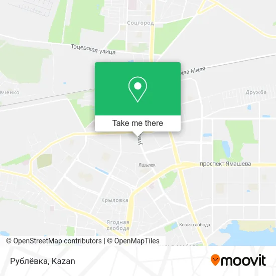 Рублёвка map