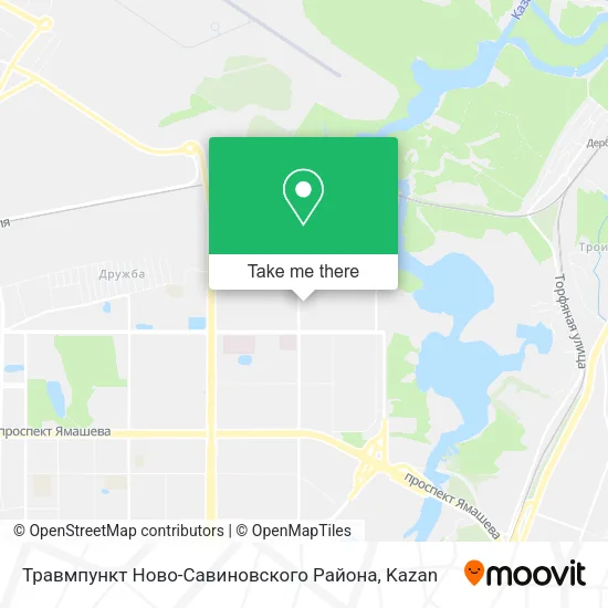 Травмпункт Ново-Савиновского Района map