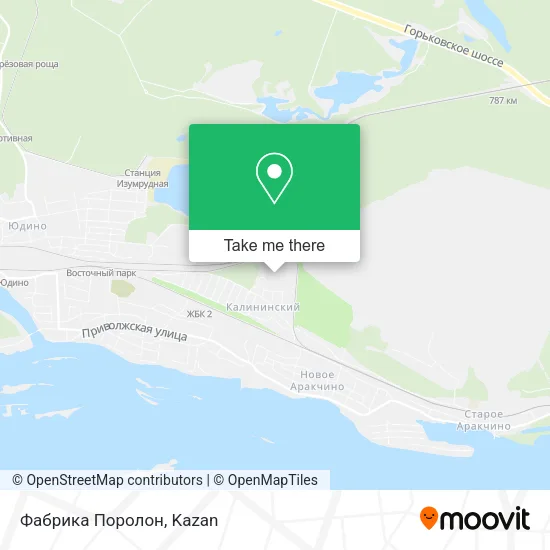 Фабрика Поролон map