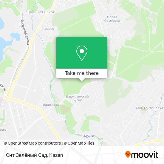 Снт Зелёный Сад map