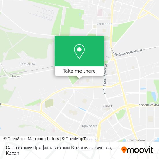 Санаторий-Профилакторий Казаньоргсинтез map